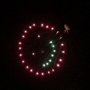 firework that looks like a smiley face